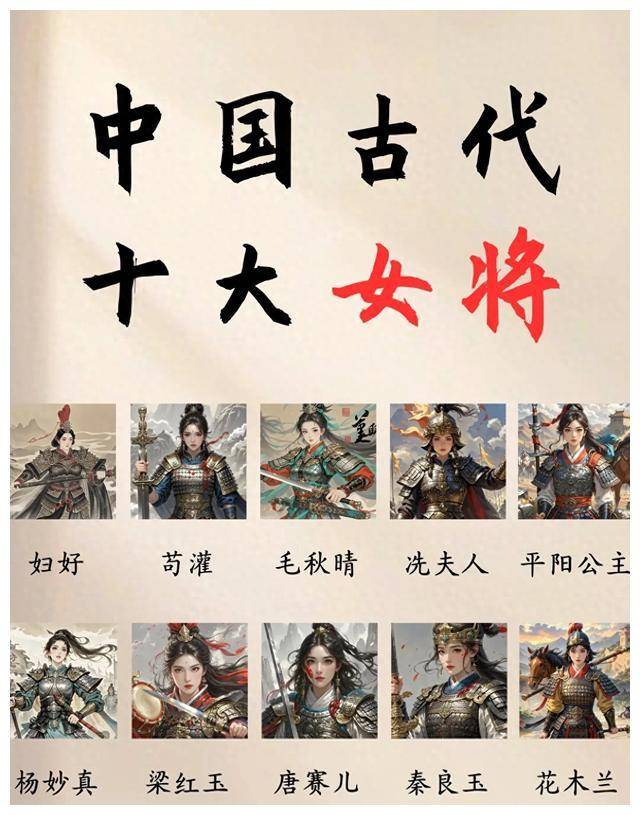 中国历史杰出女性人物前十名2025年排名前十名榜单出炉