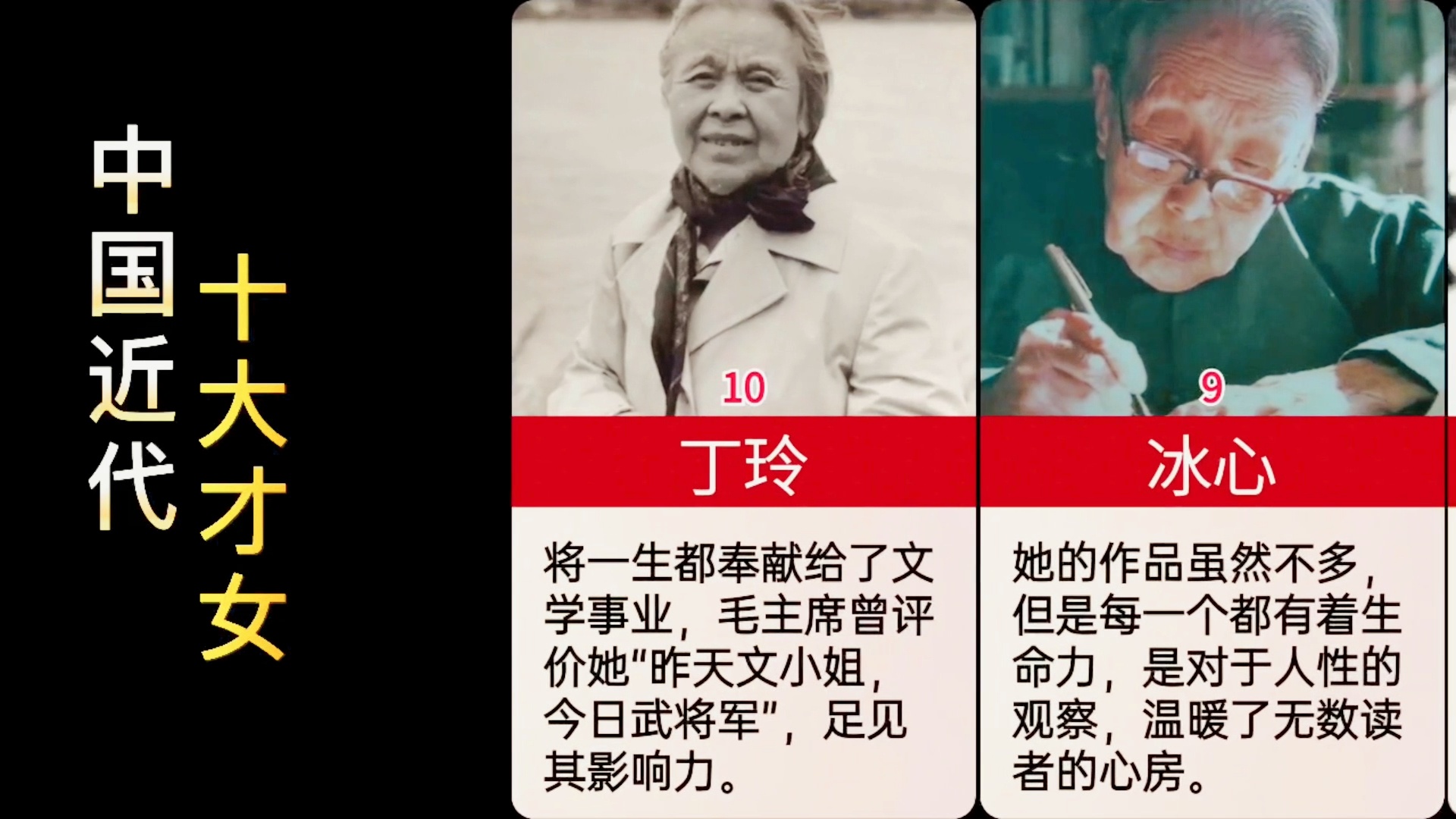 中国近代十大才女作家排行榜2025年排名前十名榜单出炉