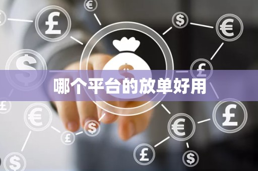 哪个平台的放单好用