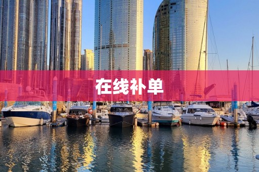 在线补单