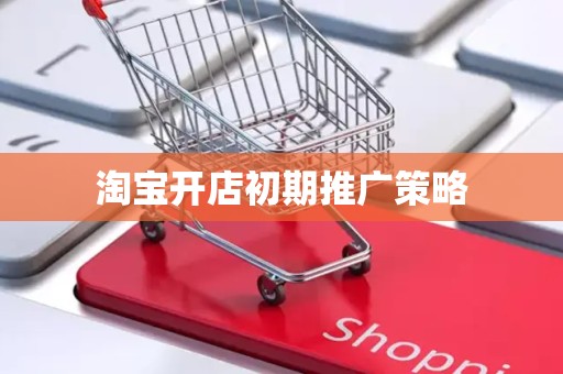 淘宝开店初期推广策略