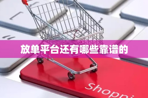 放单平台还有哪些靠谱的