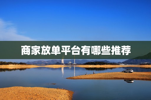 商家放单平台有哪些推荐