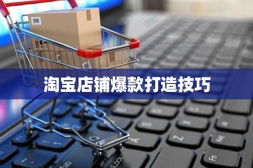 淘宝店铺爆款打造技巧