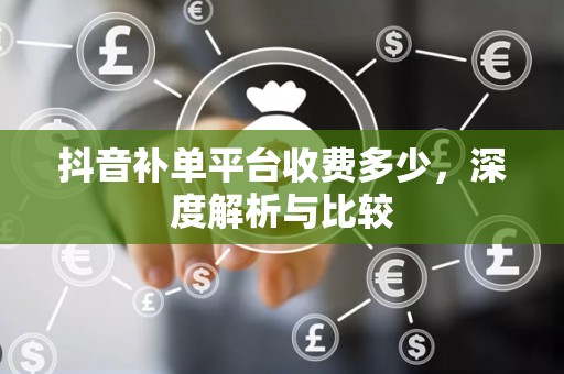 抖音补单平台收费多少，深度解析与比较
