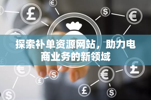 探索补单资源网站，助力电商业务的新领域