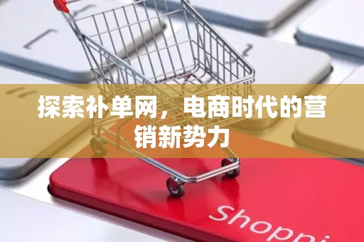 探索补单网，电商时代的营销新势力