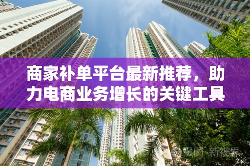 商家补单平台最新推荐，助力电商业务增长的关键工具