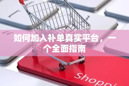 如何加入补单真实平台，一个全面指南