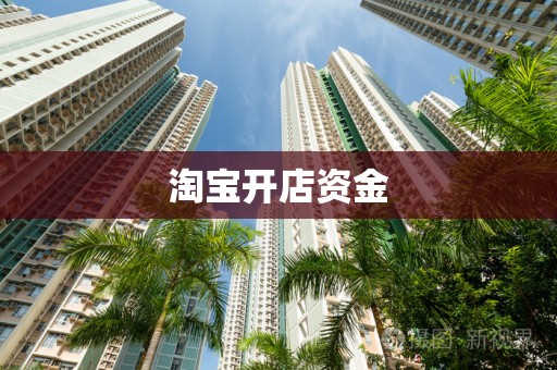 淘宝开店资金
