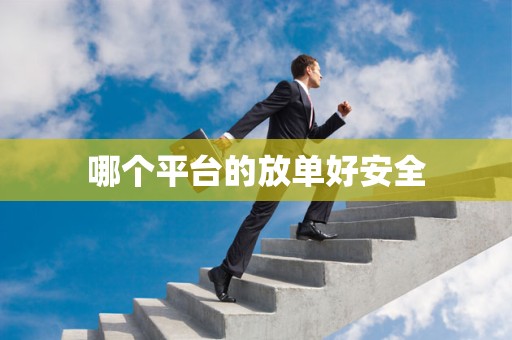 哪个平台的放单好安全
