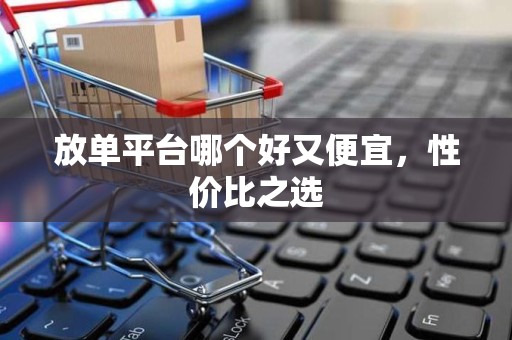 放单平台哪个好又便宜，性价比之选