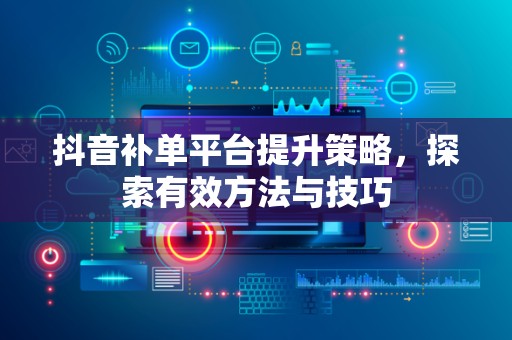 抖音补单平台提升策略，探索有效方法与技巧