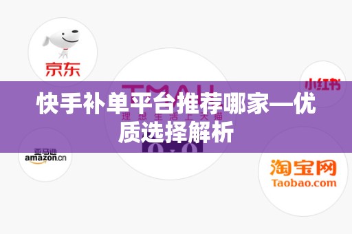 快手补单平台推荐哪家—优质选择解析