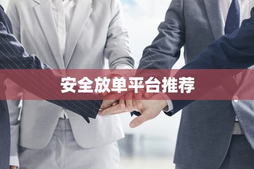 安全放单平台推荐