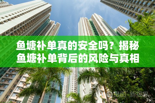 鱼塘补单真的安全吗？揭秘鱼塘补单背后的风险与真相