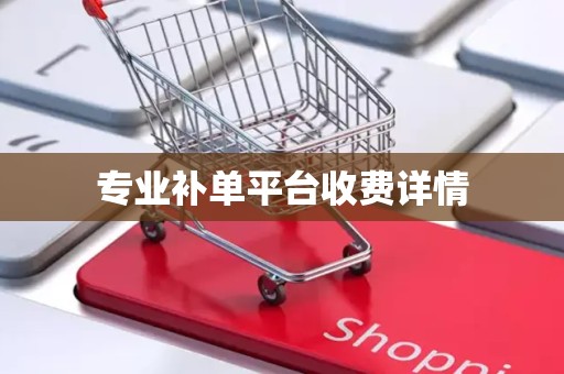 专业补单平台收费详情