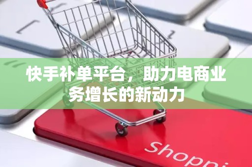 快手补单平台，助力电商业务增长的新动力