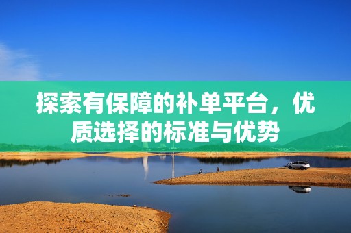 探索有保障的补单平台，优质选择的标准与优势