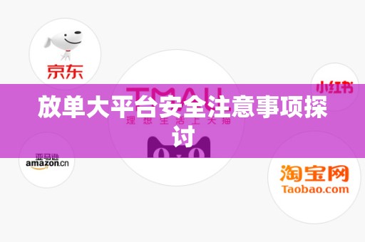 放单大平台安全注意事项探讨
