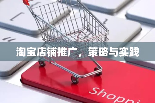淘宝店铺推广，策略与实践