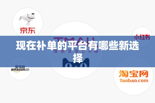 现在补单的平台有哪些新选择