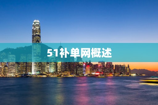 51补单网概述