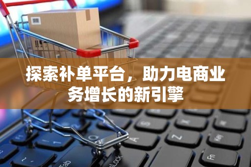 探索补单平台，助力电商业务增长的新引擎