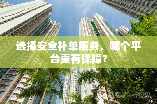 选择安全补单服务，哪个平台更有保障？