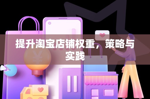 提升淘宝店铺权重，策略与实践
