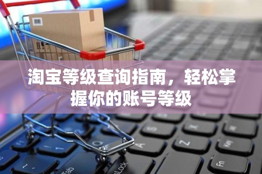 淘宝等级查询指南，轻松掌握你的账号等级