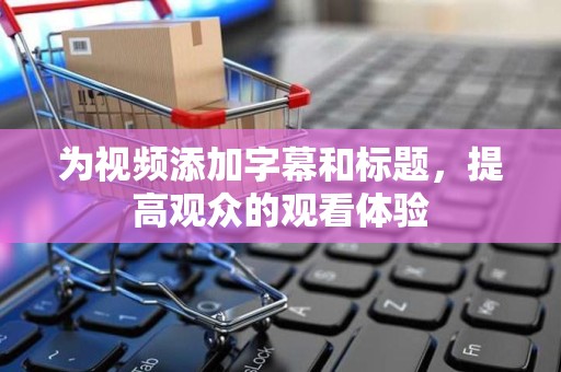 为视频添加字幕和标题，提高观众的观看体验