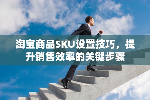 淘宝商品SKU设置技巧，提升销售效率的关键步骤
