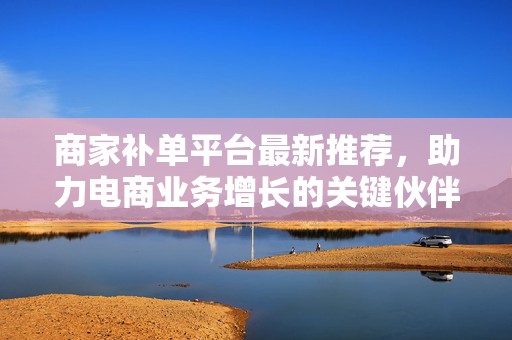 商家补单平台最新推荐，助力电商业务增长的关键伙伴