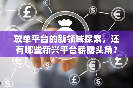 放单平台的新领域探索，还有哪些新兴平台崭露头角？