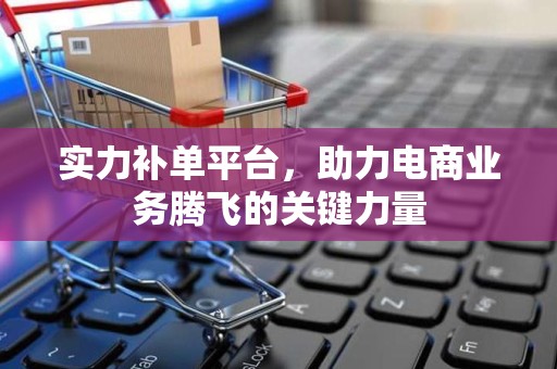 实力补单平台，助力电商业务腾飞的关键力量