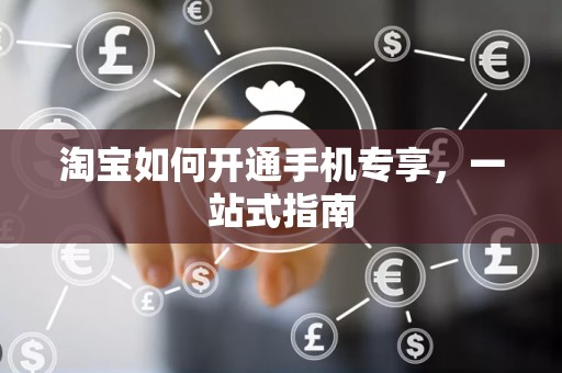 淘宝如何开通手机专享，一站式指南
