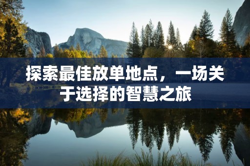 探索最佳放单地点，一场关于选择的智慧之旅