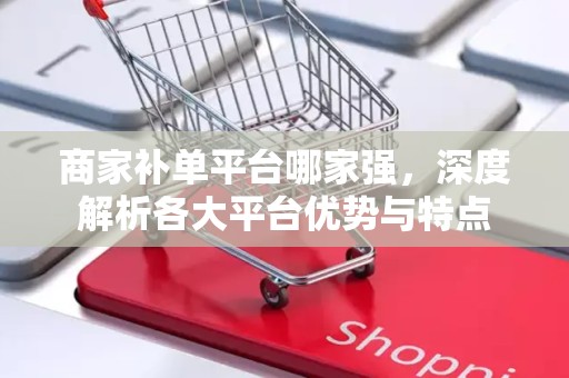 商家补单平台哪家强，深度解析各大平台优势与特点