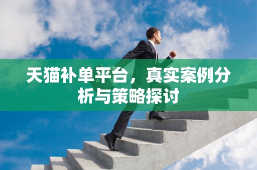 天猫补单平台，真实案例分析与策略探讨