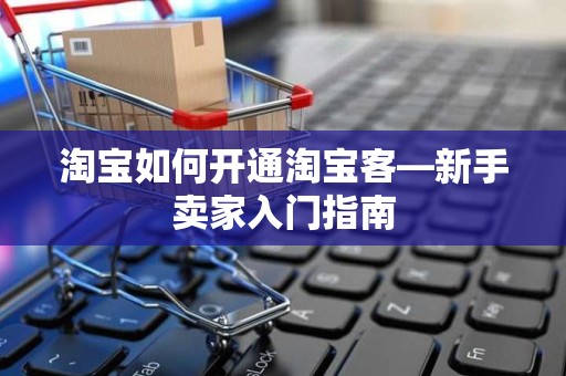 淘宝如何开通淘宝客—新手卖家入门指南