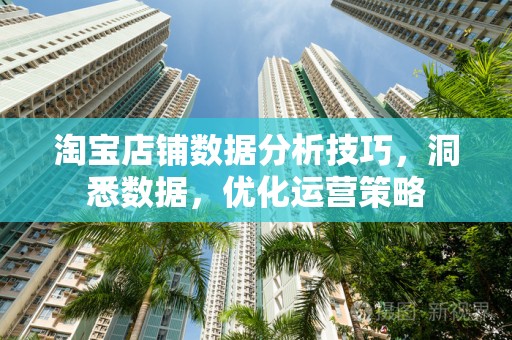淘宝店铺数据分析技巧，洞悉数据，优化运营策略