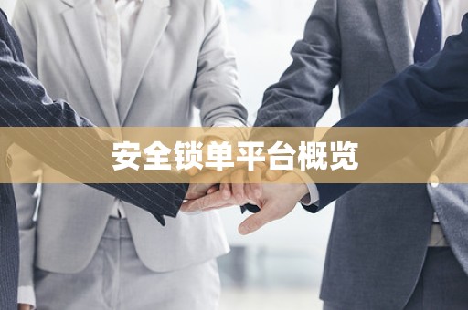 安全锁单平台概览