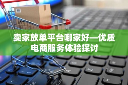 卖家放单平台哪家好—优质电商服务体验探讨