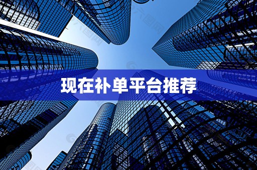 现在补单平台推荐