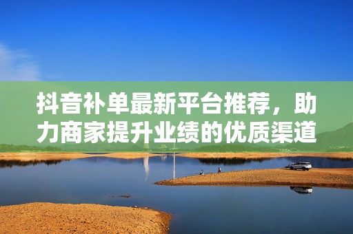 抖音补单最新平台推荐，助力商家提升业绩的优质渠道