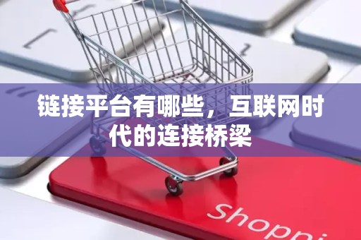 链接平台有哪些，互联网时代的连接桥梁