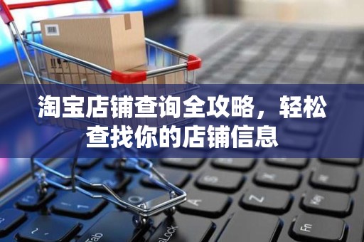 淘宝店铺查询全攻略，轻松查找你的店铺信息