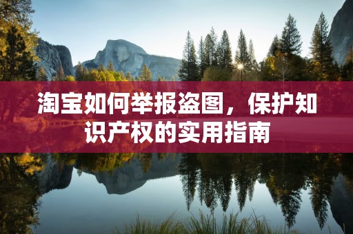 淘宝如何举报盗图，保护知识产权的实用指南