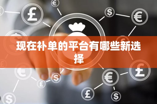 现在补单的平台有哪些新选择